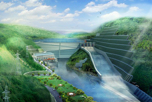 威信老挝南塔河1号水电站项目